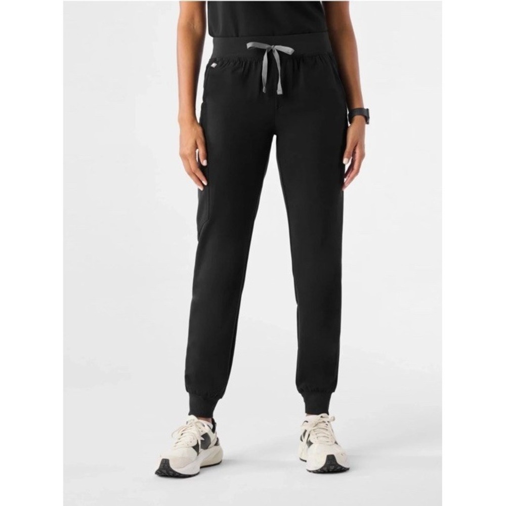Figs Womens Zamora Jogger Scrub Pants in Black‎ Size Large